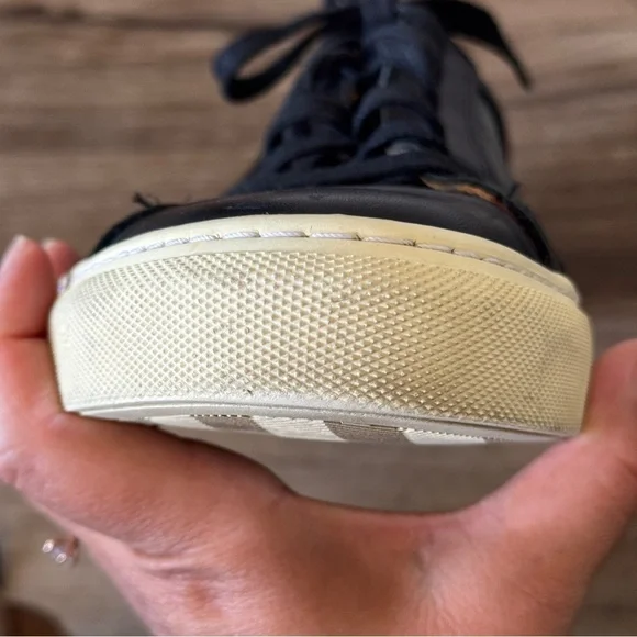 Beckett Simonon black leather sneakers size 44 US 10 - Picture 5 of 14